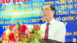 HĐND phường Xuân Lập tổ chức thảo luận chuyên đề về triển khai thực hiện Nghị quyết số 57-NQ/TW của Bộ Chính trị về đột phá phát triển khoa học công nghệ, đổi mới sáng tạo ​​​​​​​ và chuyển đổi số quốc gia