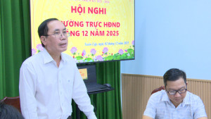 THƯỜNG TRỰC HĐND PHƯỜNG XUÂN LẬP HỌP ĐÁNH GIÁ HOẠT ĐỘNG THÁNG 11 VÀ TRIỂN KHAI NHIỆM VỤ TRỌNG TÂM THÁNG 12 NĂM 2025