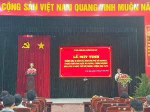 Phường Xuân Lập hướng ứng 35 năm Việt Nam ứng phó với HIV/AIDS, tháng hành động quốc gia phòng, chống HIV/AIDS năm 2025 và ngày thế giới phòng, chống AIDS 01/12.