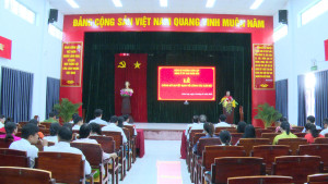 ĐẢNG ỦY UBND PHƯỜNG XUÂN LẬP LỄ CÔNG BỐ CÁC QUYẾT ĐỊNH VỀ CÔNG TÁC CÁN BỘ