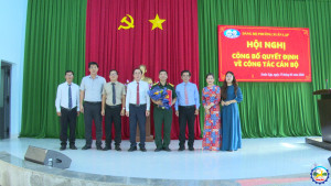 CÔNG BỐ QUYẾT ĐỊNH ĐIỀU ĐỘNG, BỔ NHIỆM CHỈ HUY TRƯỞNG BAN CHQS PHƯỜNG XUÂN LẬP