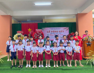 Trường Tiểu học Bàu Sen tổng kết năm học 2025 - 2026