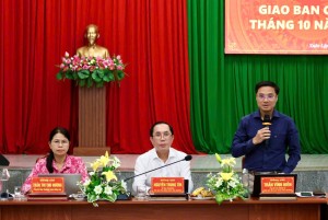 XUÂN LẬP: HỘI NGHỊ GIAO BAN CẤP ỦY THÁNG 10 NĂM 2026