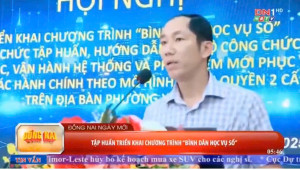 PHƯỜNG XUÂN LẬP TRIỂN KHAI CHƯƠNG TRÌNH BÌNH DÂN HỌC VỤ SỐ NĂM 2025