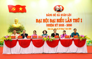 Phiên trù bị Đại hội đại biểu Đảng bộ xã Xuân Lộc lần thứ I, nhiệm kỳ 2025–2030