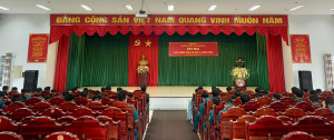Bộ chỉ huy quân sự tỉnh tổ chức lớp tập huấn cán bộ đợt 2 năm 2025