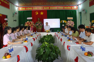 HĐND xã Xuân Lộc khảo sát tình hình chuẩn bị cho năm học mới