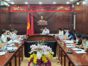 HĐND xã Xuân Lộc thẩm tra các báo cáo, tờ trình dự thảo nghị quyết trình kỳ họp thứ 02