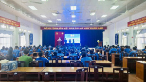 Đoàn Thanh niên xã Xuân Lộc tổ chức tuyên truyền, phổ biến pháp luật về phòng, chống ma túy và đảm bảo an toàn giao thông