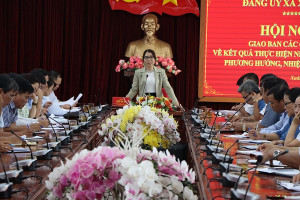 Xuân Lộc: Giao ban Thường trực Đảng ủy với các chi, đảng bộ cơ sở