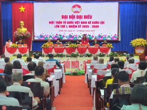 Phiên thứ nhất Đại hội Đại biểu MTTQ xã Xuân Lộc lần thứ I, nhiệm kỳ 2025-2030