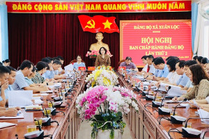 Hội nghị Ban Chấp hành Đảng bộ xã Xuân Lộc lần thứ 2