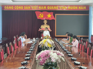 Rà soát công tác chuẩn bị cho hội nghị đối thoại giữa lãnh đạo xã với Ban công tác mặt trận và đoàn thể ấp