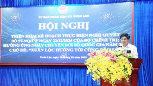 Xuân Lộc tổ chức Hội nghị triển khai kế hoạch thực hiện Nghị quyết số 57-NQ/TW và  hưởng ứng Ngày chuyển đổi số Quốc gia năm 2025