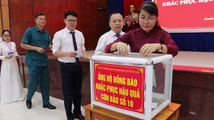 Xã Xuân Lộc đóng góp hơn 800 triệu đồng giúp đồng bào khắc phục thiệt hại do cơn bão số 10 gây ra