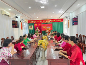 Công an xã Xuân Lộc tổ chức họp mặt, chúc mừng kỷ niệm 95 năm Ngày thành lập Hội Liên hiệp Phụ nữ Việt Nam