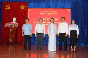 Xuân Lộc khai giảng khóa bồi dưỡng kết nạp Đảng