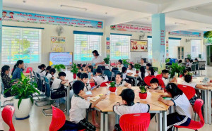 Xuân Lộc: Mô hình trường học bán trú giúp cha mẹ an tâm, con phát triển toàn diện