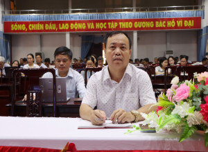 Xã Xuân Lộc tham gia điểm cầu trực tuyến Hội nghị tập huấn ứng dụng "Sổ tay đảng viên điện tử"