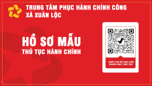 HỒ SƠ MẪU THỰC HIỆN THỦ TỤC HÀNH CHÍNH XÃ XUÂN LỘC
