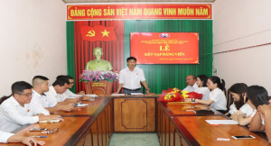 Xuân Lộc sắp hoàn thành chỉ tiêu kết nạp Đảng viên năm 2025