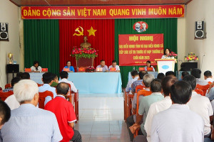 Đại biểu HĐND tỉnh tiếp xúc cử tri xã Xuân Lộc