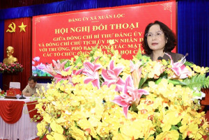 Hội nghị đối thoại giữa đồng chí Bí thư Đảng ủy và Chủ tịch Ủy ban nhân dân xã với Trưởng, Phó Ban Công tác Mặt trận và các đoàn thể chính trị - xã hội các ấp năm 2025