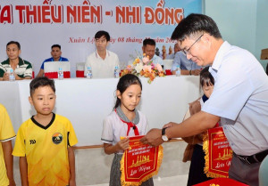 Gần 200 học sinh tham gia giải cờ vua thiếu niên, nhi đồng xã Xuân Lộc năm 2025