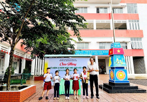 Trường TH-THCS Huỳnh Văn Nghệ tổ chức Hội thi kể chuyện “Nhớ ơn thầy cô”
