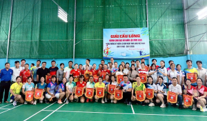 Phòng Văn hóa - Xã hội xã Xuân Lộc tổ chức thành công Giải Cầu lông chào mừng kỷ niệm 43 năm Ngày Nhà giáo Việt Nam