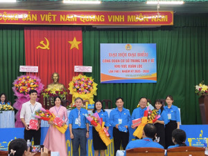 Trung tâm Y tế Khu vực Xuân Lộc tổ chức thành công Đại hội đại biểu Công đoàn cơ sở