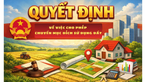 Quyết định cho phép ông Lê Đức Sơn; ông Nguyễn Văn Phát; ông...