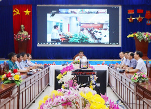 Xuân Lộc tham dự trực tuyến Hội nghị Sơ kết triển khai Nghị quyết số 71/NQ-CP của Chính phủ