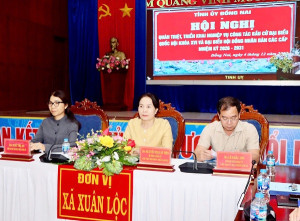 Xuân Lộc dự tham dự trực tuyến Hội nghị quán triệt, triển khai nghiệp vụ công tác bầu cử đại biểu Quốc hội khóa XVI và đại biểu HĐND các cấp nhiệm kỳ 2026-2031