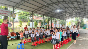 Phòng Văn hóa – Xã hội đặc khu Phú Quốc khảo sát và trao đổi chuyên môn tại Trường Tiểu học Xuân Trường