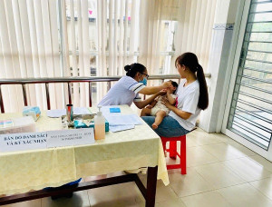 Xuân Lộc: Hơn 2.200 trẻ được uống Vitamin A trong chiến dịch đợt 2