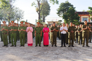 Công an xã Xuân Lộc ra quân thực hiện cao điểm tấn công, trấn áp tội phạm