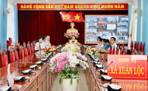 Xuân Lộc dự Hội nghị trực tuyến tổng kết công tác Tuyên giáo...
