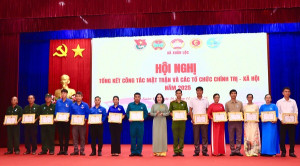 Xuân Lộc: Hội nghị tổng kết công tác Mặt trận và các tổ chức chính trị - xã hội năm 2025