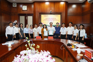 UBND xã Xuân Lộc ký kết chương trình phối hợp phát triển khoa học - công nghệ