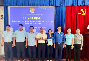 Công bố Quyết định thành lập Hội đồng Đội xã Xuân Lộc