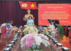 Xã Xuân Lộc chuẩn bị chu đáo cho công tác bầu cử nhiệm kỳ 2026 – 2031