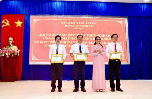 Đảng ủy UBND xã Xuân Lộc tổng kết năm 2025