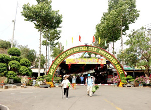 Hơn 40 ngàn du khách viếng chùa hang tại núi Chứa Chan