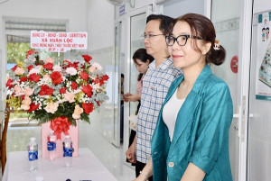 Xuân Lộc thăm, chúc mừng các cơ sở y tế nhân Ngày Thầy thuốc Việt Nam 27/02