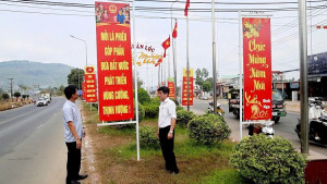 Xã Xuân Lộc tích cực đẩy mạnh tuyên truyền về bầu cử