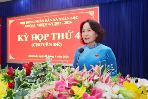 Xuân Lộc tổ chức Kỳ họp thứ 4 (kỳ họp chuyên đề) HĐND xã khóa I