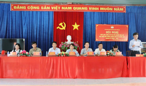 Hội nghị tiếp xúc cử tri với người ứng cử đại biểu Hội đồng nhân dân (HĐND) xã nhiệm kỳ 2026 – 2031 (đơn vị bầu cử số 3).