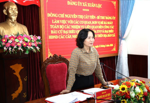 Xuân Lộc: Rà soát toàn bộ các nhiệm vụ liên quan đến công tác bầu cử trên địa bàn xã