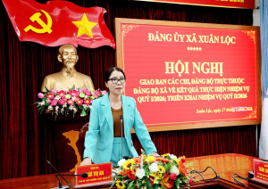 Xuân Lộc: Hội nghị giao ban với các chi, đảng bộ trực thuộc Đảng bộ xã về kết quả thực hiện nhiệm vụ quý I/2026; phương hướng, nhiệm vụ quý II/2026